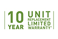 10 year warranty - unit